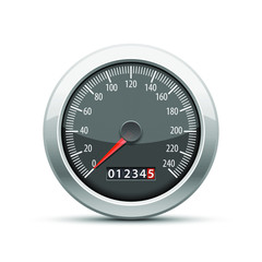 Speedometer vector design illustration isolated on white background