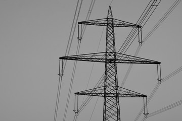 electricity masts