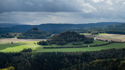 Fototapeta na wymiar Kaiserkrone im Elbsandsteingebirge