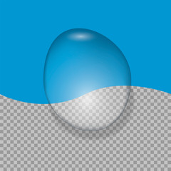 Realistic Water bubble