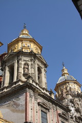 Fototapeta na wymiar Old Church in Spanish Seville