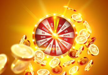 Realistic 3d spinning fortune - 302879998