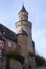 Der sogenannte Hexenturm in Idstein/Deutschland