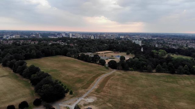 Aerial Cityscape, City Of Coventry, England