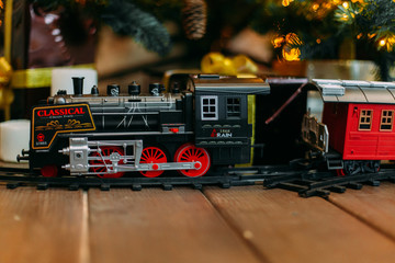 Christmas locomotive