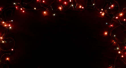 Bright fairy lights. New year holidays is near. Be prepared.