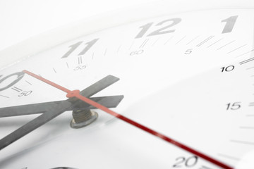 Broken And Dirty Old Clock Face