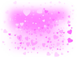 abstract background with hearts