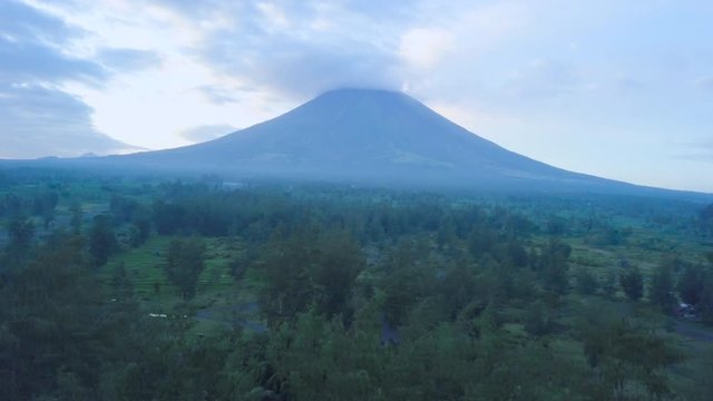 Volcano at a Distant as Seen from Cagsawa Daraga Albay