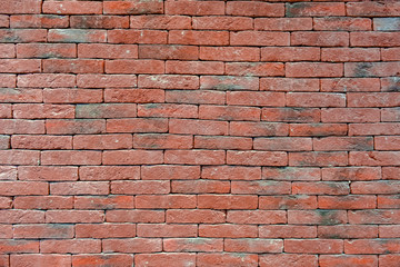 Background of masonry old red bricks.