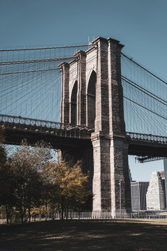 Fototapeta brooklyn bridge in new york