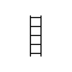 icon of the ladder. raster flat illustration