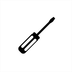 Screwdriver icon in trendy flat style isolated on background. Screwdriver icon page symbol for your web site design Screwdriver icon logo, app, UI.Screwdriver icon Vector illustration, EPS10.