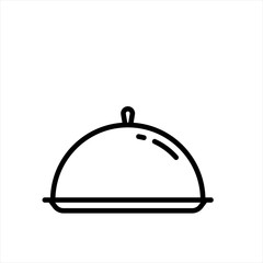 dish icon in trendy flat style isolated on background. dish iconpage symbol for your web site design dish icon logo, app, UI. dish icon Vector illustration, EPS10.