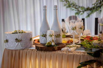 very colorful and delicate wedding decoration