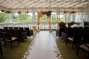very colorful and delicate wedding decoration