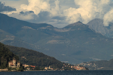 Lago di Como; Blick von Menaggio nach Norden