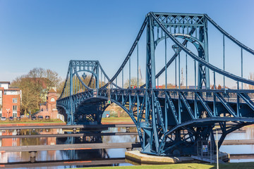 Kaiser Wilhelm bridge over the Ems-Jade-Kanal in Wilhelmshaven, Germany