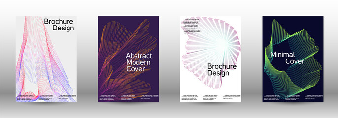 Cover design template set 