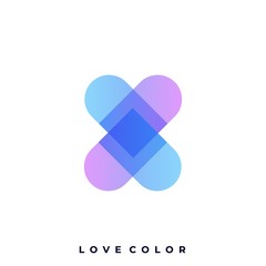 Heart Color Illustration Vector Template
