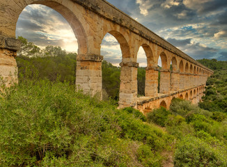Fototapeta premium Acueducto romano Puente del Diablo