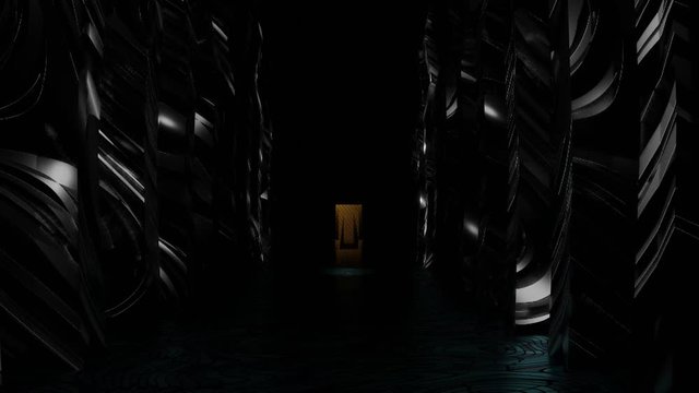 Scifi throne room Video DJ background loop seamless