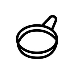 Pan icon vector, Cooking line icon