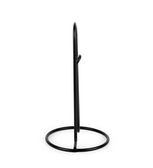 Metal paper holder on a white background