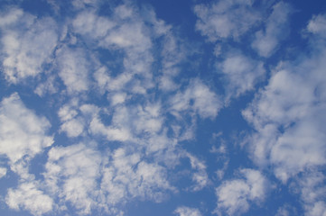 Blue sky and white clouds