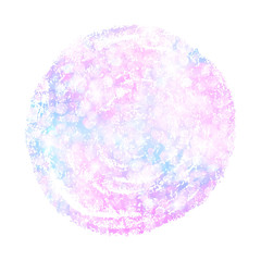 Magic round shiny brush stroke