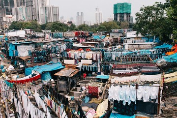 Incredible view of the city of Mumbai, India