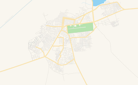 Printable street map of Calabozo, Venezuela