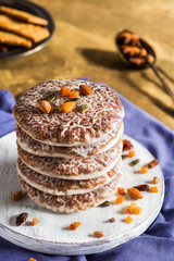 Lebkuchen are spicy Christmas cookies of Nuremberg - Germany