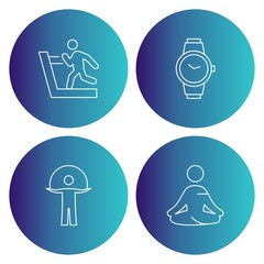 Set Of Universal 4 Icons