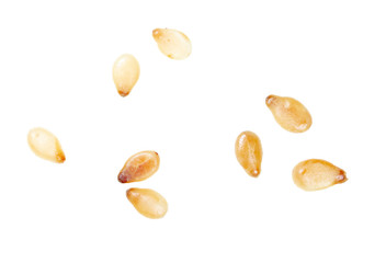 Sesame seeds isolated on a white background