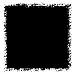 Grunge background black rectangular isolated on white background