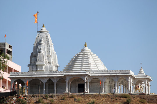 Sri Nilambika temple, Blue Mother situated on top the Neel Mountain, Trimbakeshwar, Nashik, Maharashtra, India