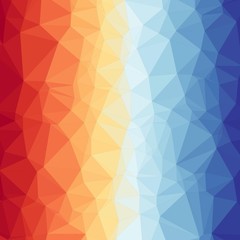 Abstract Delaunay Voronoi trianglify Generative Art background illustration