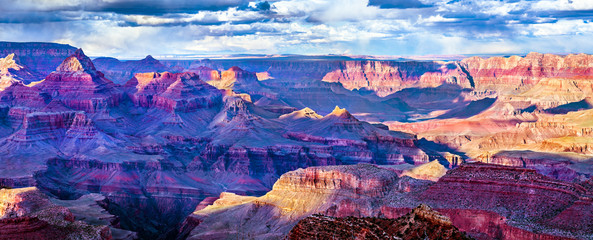 Panorama of Grand Canyon from Grandview Point