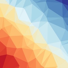 Fototapeta premium Abstract Delaunay Voronoi trianglify Generative Art background illustration