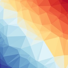 Abstract Delaunay Voronoi trianglify Generative Art background illustration