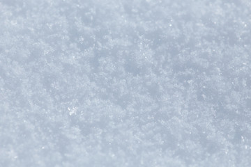 Beautiful snowy background. Winter snow. Christmas winter background with snow and blurred bokeh