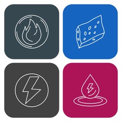 Set of 4 Universal Pixel Perfect Icons