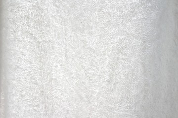 white towel closeup and its texture