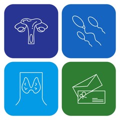 Simple Set of Universal Related Color Icons