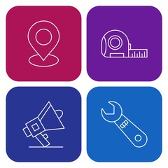 Set of 4 Universal Pixel Perfect Icons