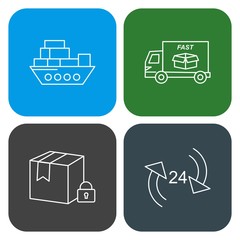 Simple Set Of Universal Icons