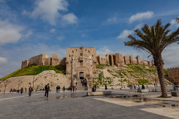 (Citadel of Aleppo) Aleppo Castle in Syria