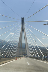 Fototapeta na wymiar The Rio-Antirrio bridge