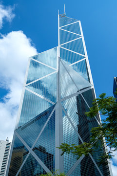 Bank of china tower in Hong Kong